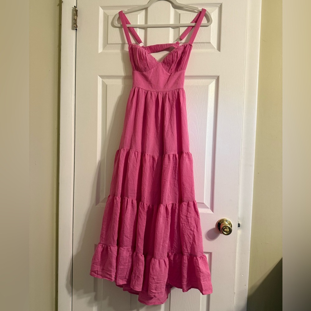 Princess Polly pink Joella midi dress